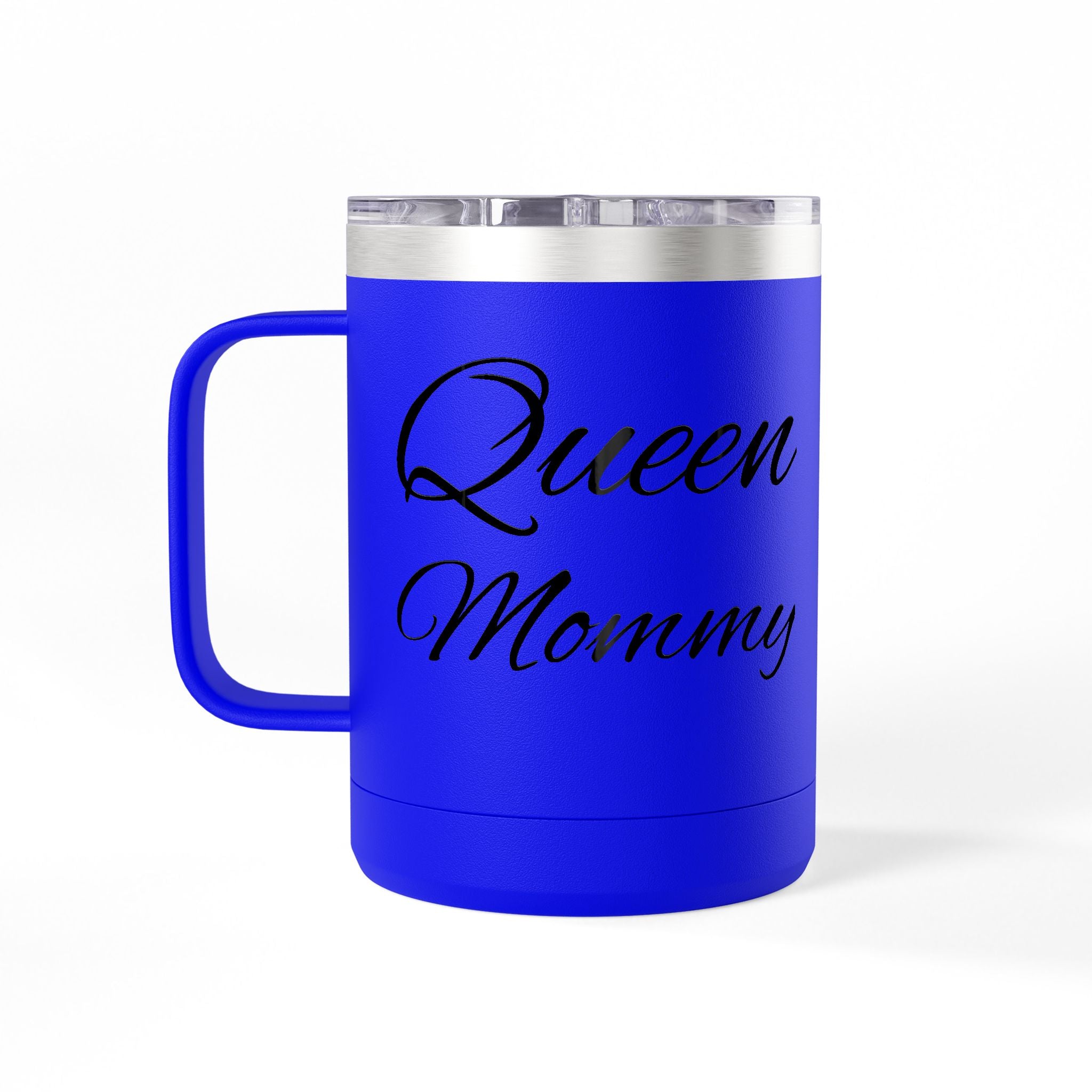 Storybook Queen Mommy 15oz Travel Mug - Insulated Coffee Tumbler for Moms