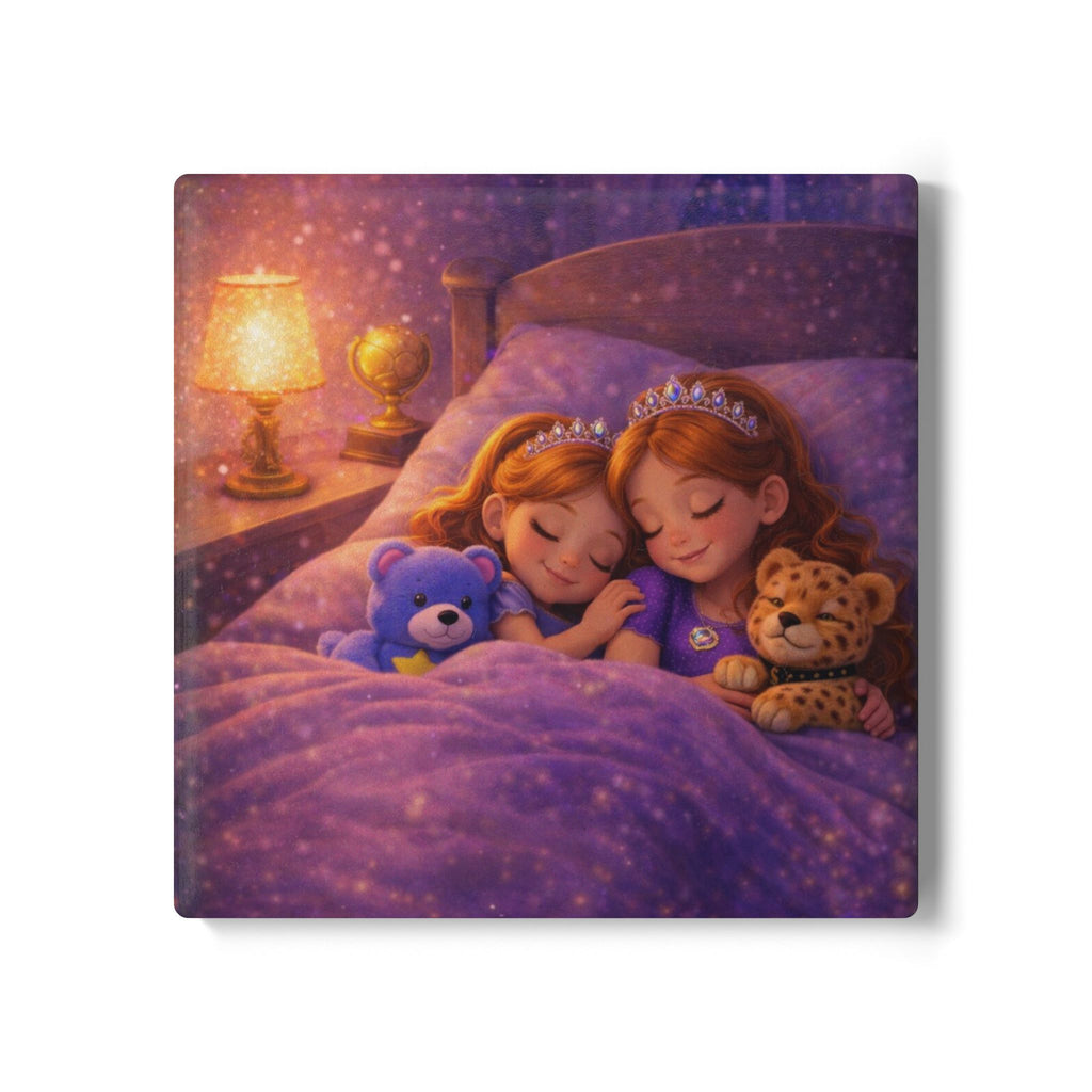 Storybook Ceramic  Art Coaster, single illustrated Coaster